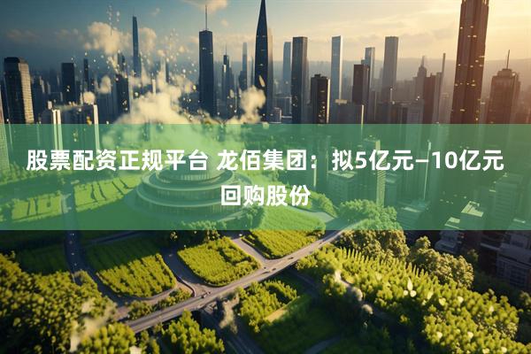 股票配资正规平台 龙佰集团：拟5亿元—10亿元回购股份
